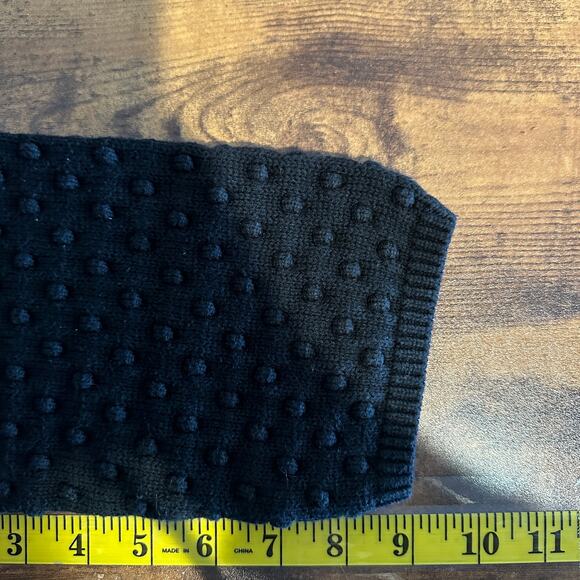 Banana Republic Black Textured Crew Neck Sweater - Picture 5 of 9